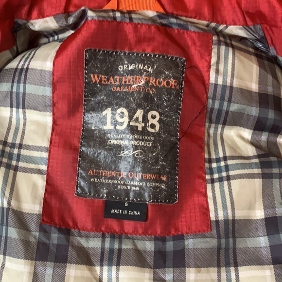 Weatherproof Authentic Outerwear Red Puffer Vest‎ Size 5, EUC - Picture 3 of 6